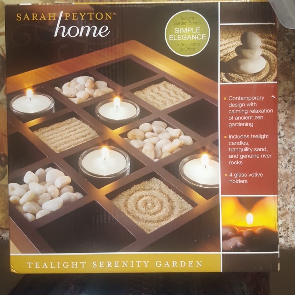 Tealight serenity garden